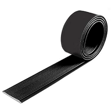 Rubberstrip antislip - Zwart 50 mm - PVC - De prijs is per meter