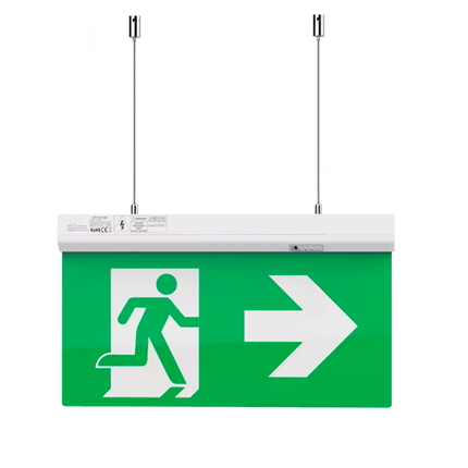 EXIT bord met LED-licht