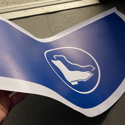 Antislip vloersticker - Laarzen nodig 90 cm